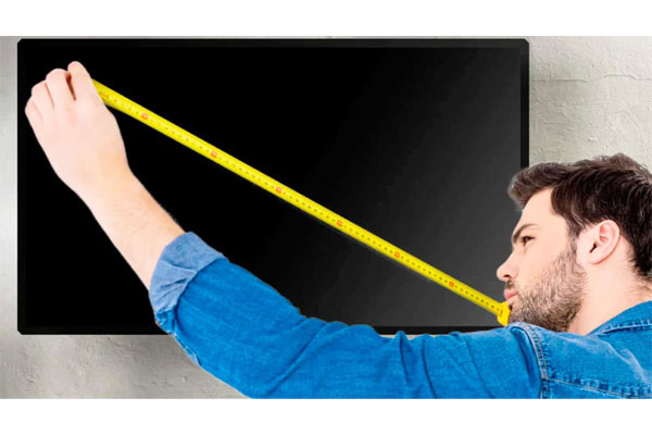 نحوه تشخیص اینچ تلویزیون